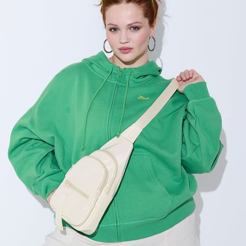 Pink Brand Cream Crossbody Bag Nwt,Please Read Post.Discontinued